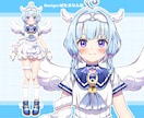 Vtuber様用パーツ分けイラスト制作します 商用利用込み！修正無制限！Vtuberデビューの方へ イメージ8