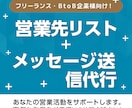 営業メッセージ送信を代行します 営業先リスト作成＋フォーム送信をまとめて対応可能です イメージ1