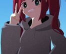 線画なしイラスト描きます SNSアイコンや記念イラスト、立ち絵、キャラデザにおすすめ！ イメージ1
