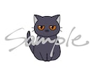 猫のデフォルメを可愛く描きます SNSやブログのアイコンにご自宅の猫ちゃんはいかがですか？ イメージ4