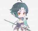 かわいいミニキャライラスト作成します アイコン・ヘッダー・グッズ…多方面でご使用いただけます！ イメージ9
