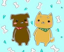 カラーイラストを提供します 動物のデフォルメされたイラストを制作します イメージ1