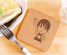 似顔絵やイラストでオリジナルコースターを作ります 開店祝いや記念日に◎フルオーダーで世界に1つのコースターを♪ イメージ7