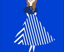 おしゃれでかわいいイラスト作成します アイコンやヘッダーに！SNSやHPをおしゃれに♪ イメージ5