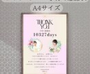 両親贈呈品　子育て感謝状お作りいたします セミオーダーで自分好みの感謝状を♪ イメージ1