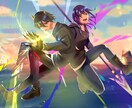 YoutubeサムネやSNS記念イラスト描きます コントラスト彩度高めで目を引く個性的なイラストが得意です！ イメージ8