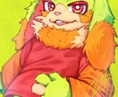商用OK！映えるケモノ・人外イラストお描きします アイコン・サムネ・立ち絵など！存在感のあるイラストをお届け！ イメージ3