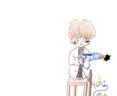 500円でゆるふわ、ラフイラスト届けます ラフ絵が好きな方、とにかくイラストがほしい方へ イメージ2