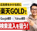 楽天GOLDでSEO外部集客サイトを作ります 現役年商20億円のEC運用者が購入につながる検索意図から設計 イメージ1