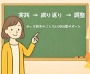 実践→振り返り→調整で支援します やって終わりにしない、PDCA型サポート イメージ1