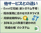 進捗・売上・原価をExcelで一元管理します デモ版で運用方法をそのまま確認できます イメージ6