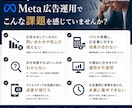 上場企業マーケターがMeta広告で集客します Meta広告・Google広告・LP制作・クリエイティブ制作 イメージ2