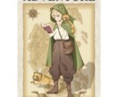 一枚絵・キービジュアル制作いたします 小物やモチーフなどを使って、ストーリー性を感じられる一枚を。 イメージ3