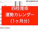 リピーター様専用‼️四柱推命運勢カレンダー作ります 生年月日から導かれるあなただけの『運勢カレンダー』1ヶ月分