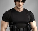 リアル寄り厚塗りで男性キャライラストを制作します 筋肉・骨格を活かした重厚感のあるイラスト イメージ2