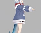 Vtuberモデルの立ち絵を三面図化します イラストレーター様への参考資料としてご活用ください！ イメージ5