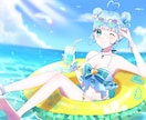 キラキラかわいいイラストお描きします 商用利用OK！透明感のあるイラストをグッズ等にも使用できます イメージ7