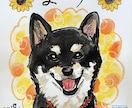 ペット似顔絵◆優しいタッチでお描きします ◆郵送料込み◆愛犬◆わんちゃん◆贈り物にも イメージ4
