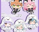 表情二種＋背景つき！ハロウィンイラストお描きします サンプルイラストをベースにカスタムするデフォルメ絵 イメージ4