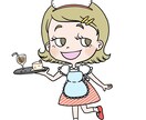 商業イラスト▷▶▷挿絵など承ります 雑誌やチラシの挿絵にどうぞ☆ ポップ / デフォルメ イメージ2
