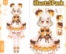 夢を叶えるハイクオリティなLive2D制作をします 個性豊かで高品質なモデリングをします イメージ5