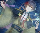 キャラクターイラスト何でも描きます ミニ〜八頭身、立ち絵・一枚絵・三面図、何でもご相談ください イメージ1