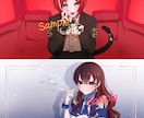 男女の立ち絵やキャラデザ等、様々なイラスト描きます 初めての方も大歓迎！丁寧なヒアリングで理想を形にします✨️ イメージ5