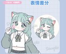 ポップな立ち絵イラストお描きします 商用利用あり！口パク立ち絵対応！！ イメージ4