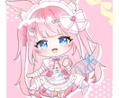 萌え系かわいい系♥ミニキャライラスト描きます 使用用途多数♥配信活動やグッズ・推しへのプレゼントにも！ イメージ2