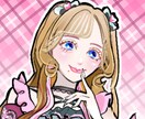 アイドル生誕Tシャツイラスト作成します 似顔絵感なイラストでメロい立ち絵イラストを作成 イメージ1