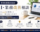 小さな会社の業務を整理しAI改善案を提案します 仕事のムダを見える化し、実行手順まで整理します イメージ1