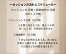あなたの心の色を形にしてお届けします 3往復セッションプレミアム＊10㎝ミニ原画（郵送付） イメージ3