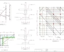 外部足場計画図作成致します 設置届けに必要な計算書も同時作成可能です。 イメージ5