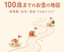 100歳までのライフプラン表をFPが作成します 教育費・住宅・老後「うちはいくら？」に音声解説つきで答えます イメージ1