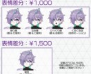 Vtuberモデル一括制作いたします キャラクターデザインからモデリングまで！ イメージ3