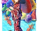 背景付き美少女イラスト描けます オリジナルの美少女イラストをデジタルで描きます イメージ2
