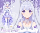 Live2Dパーツ分けイラスト・立ち絵作成します かわいいVtuberのキャライラストを作成します イメージ2