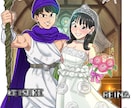 ドラクエ風ウェルカムボードお描きします ドラクエ風ウェディングボードで結婚式を彩ります♪ イメージ1