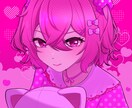 ピンク系のかわいいイラスト描きます 夢絵/イラストオーダー/可愛いキャラが好みの方へ イメージ4