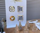 おしゃれな海外風アクリルQRコード作ります レジ前やイベント出店時におしゃれなアクリルQRコードで差別化 イメージ1