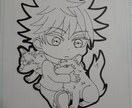 ＳＮＳアイコン等イラスト描きます 体調次第で２４時間対応受付可能 イメージ7