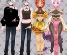 Vtuber製作全工程承ります キャラデザからモデリング、キービジュアルまで☆ イメージ3
