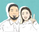 あなたに”そっくり”なSNS用のアイコンを描きます あなたに”そっくり度80％”のアイコンを丁寧に描きます！ イメージ1