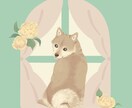 大切なペットの写真をイラストにします 犬、猫、鳥、うさぎなど…温かみのあるイラストが得意です イメージ1