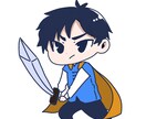 他にない！？RPGのジョブ風アイコン描きます あなたを可愛らしくご希望のジョブで表現します。 イメージ1