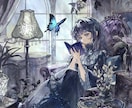 幻想的で美しい世界観の一枚絵を制作します 物語を感じるような、繊細で美しいイラストをお届けします。 イメージ7