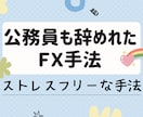 公務員も辞めれたＦＸ手法を教えます ゆったり、ストレスフリー運用。兼業可能な手法です。 イメージ1