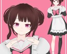 キャラデザ込み！Vroidで3Dモデルを作成します 相談しながら可愛いアバターを一緒に考えましょう！ イメージ4