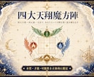 四大天翔魔方陣で本質と才能を読み解きます 四大天使と九宮から、あなたの本質と可能性を読み解きます イメージ1