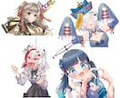 バストアップ、立ち絵、一枚絵、男女描けます アイコンやサムネイル、グッズに！ イメージ5